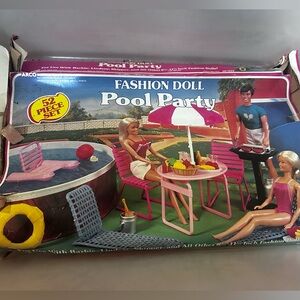 Arco Fashion Doll Pool Party As Is INCOMPLETE Vintage 80’s